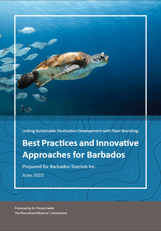 Barbados Report cover s Barbados report on linking sustainable development with place branding