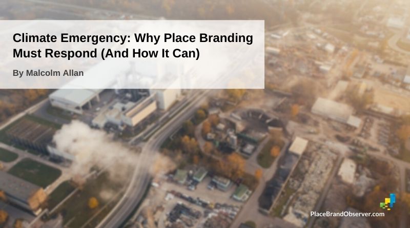 Climate emergency implications place branding