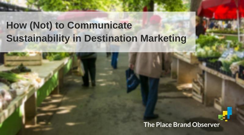 How to communicate sustainability in destination marketing