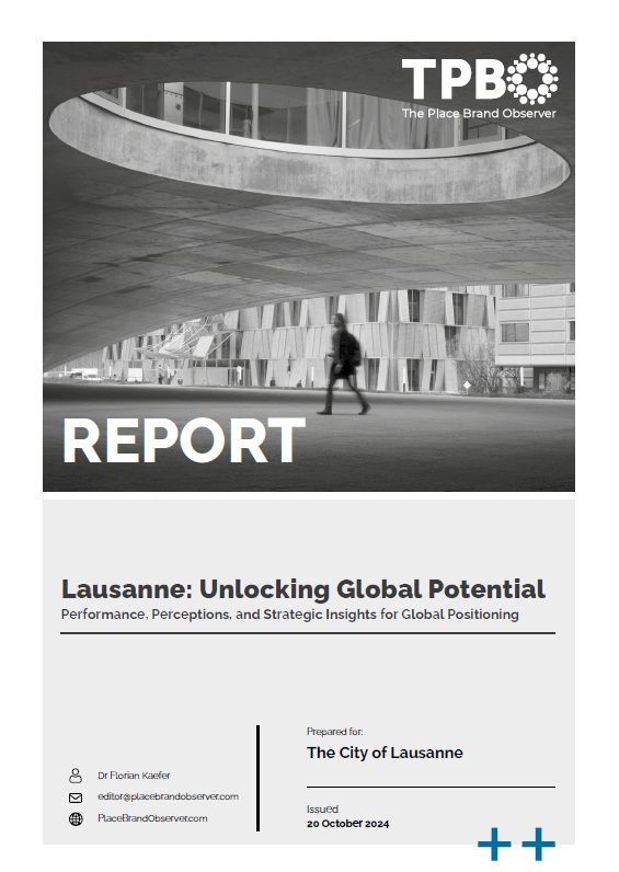 Lausanne Report cover small Lausanne report by TPBO on city benchmarking, positioning and potential