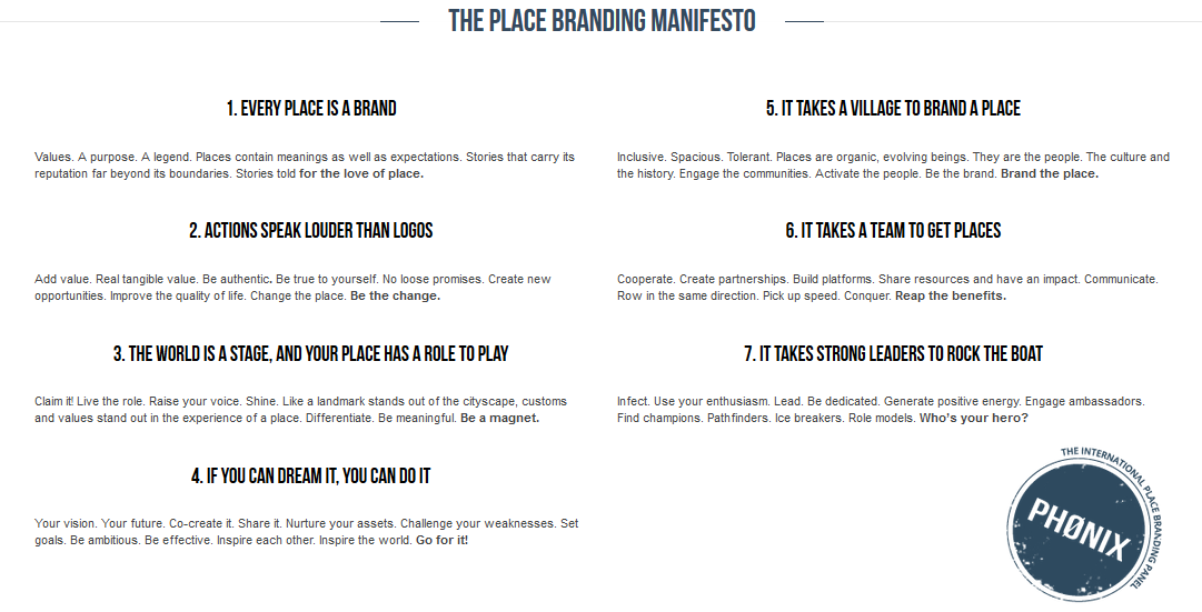 Phonix place branding manifesto
