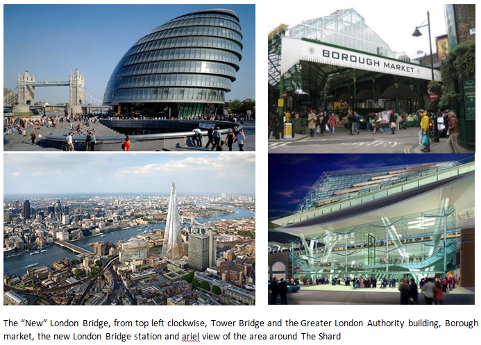 Views of London Bridge area today